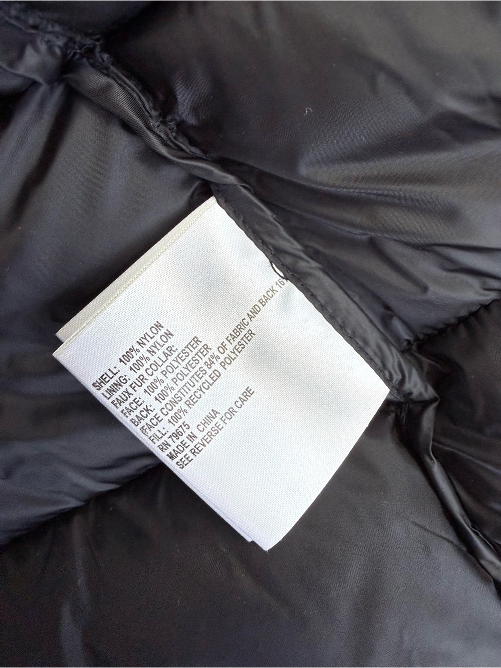 Michael Kors Packable Puffer Jacket Black Quilted Gold Hardware Size S Fitted - Picture 12 of 16